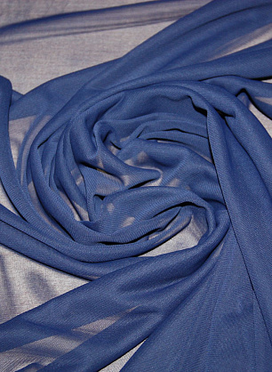 Сетка плательная (о) синяя - в интернет-магазине тканей Тессутидея арт. 04-0848