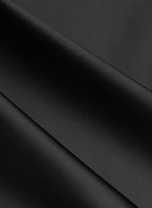 Шелк дюшес продублированный (о) черный - в интернет-магазине тканей Тессутидея арт. 10-4360