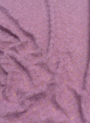 Трикотаж ажурный (о) фиолетовый в стиле Missoni - в интернет-магазине тканей Тессутидея арт. 13-1529