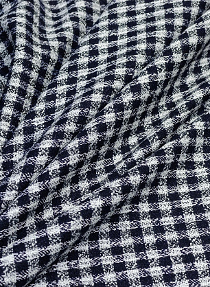 Костюмная (н) сине-белая клетка Armani - в интернет-магазине тканей Тессутидея арт. 05-3232