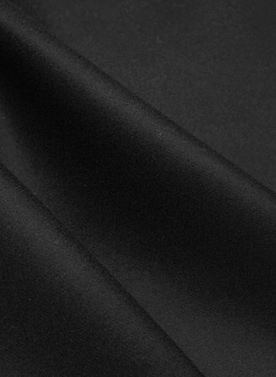 Пальтовая шерсть двухслойная (о) черная - в интернет-магазине тканей Тессутидея арт. 09-2132