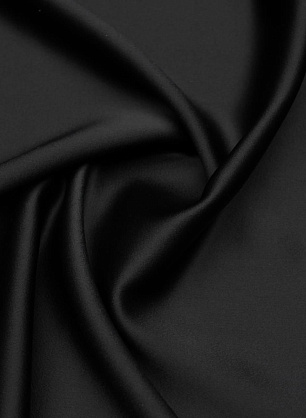 Плательная ватусса (о) черная - в интернет-магазине тканей Тессутидея арт. 03-7107