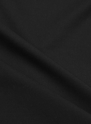 Костюмная шерсть (о) черная - в интернет-магазине тканей Тессутидея арт. 05-5037