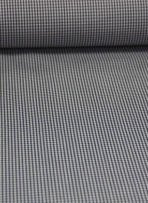 Сорочечная клетка стрейч (н) сине-белая ш-150см  - в интернет-магазине тканей Тессутидея арт. 01-3209