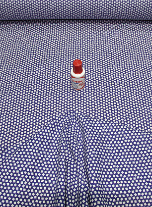 Сорочечная Super fine (н) белые квадраты на синем Brioni - в интернет-магазине тканей Тессутидея арт. 01-2597